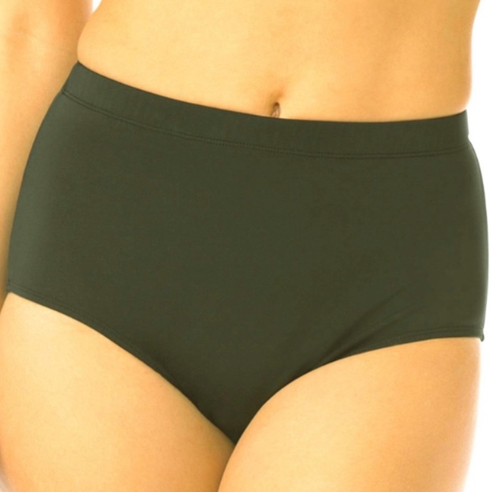 New classic swim brief bottom
Swimsuits For All Plus size 26 3X Black